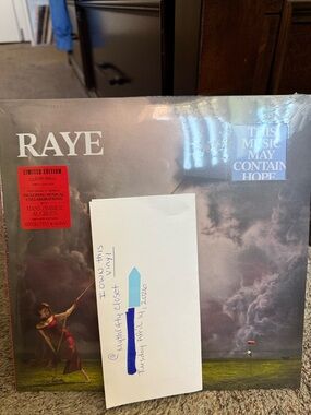 Raye - This Music May Contain Hope Clear mint vertigo Vinyl Record Limited